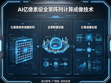 AI亿像素级全景阵列计算成像技术